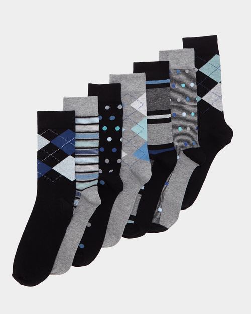 Fresher Feet Cotton Rich Socks - Pack Of 7