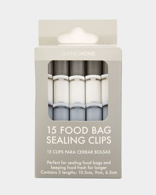 Food Bag Sealing Clips - Pack Of 15