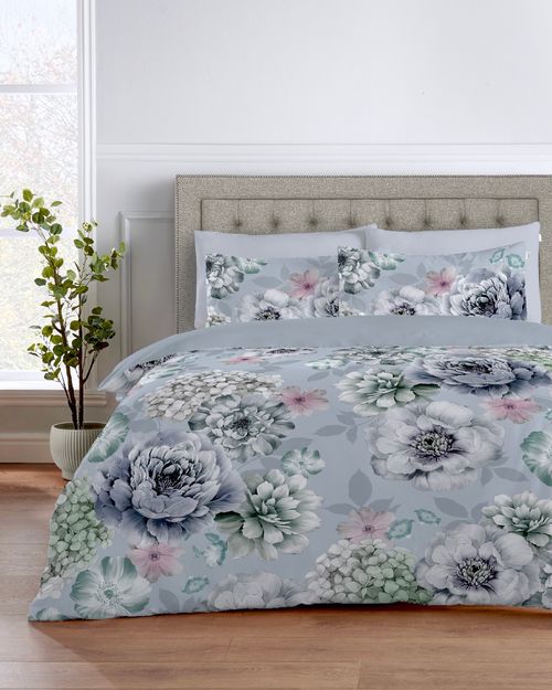 Hydrangea Floral Duvet Set