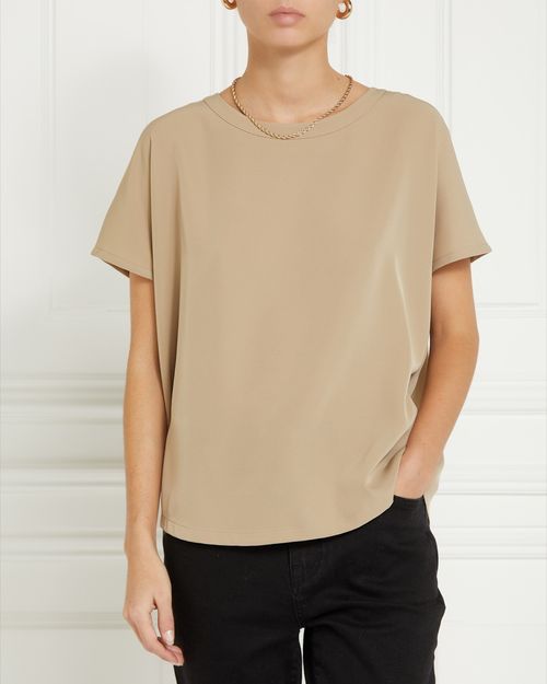 Gallery Short Sleeve Shell Top