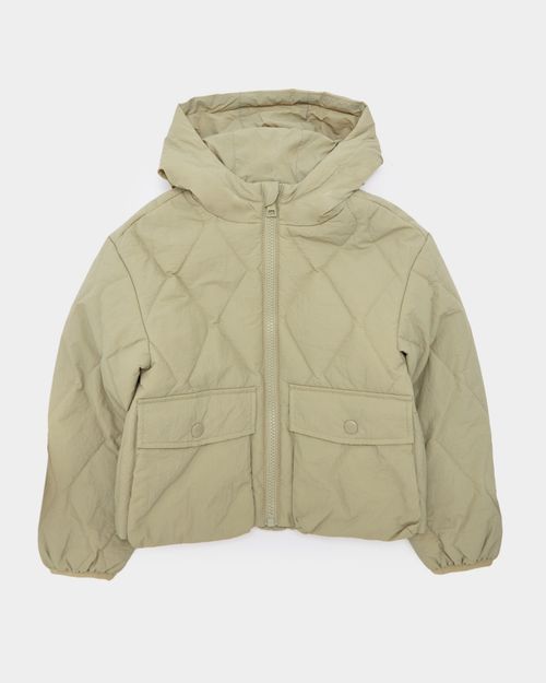 Quilted Hooded Jacket (2-14 Years)