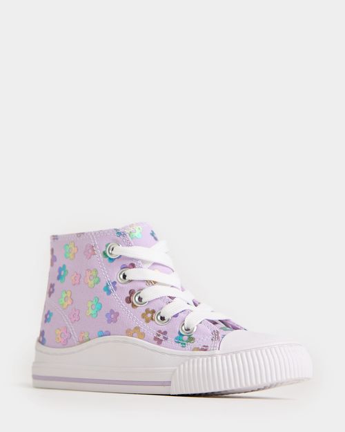 Flower High Tops (Size 8-2)