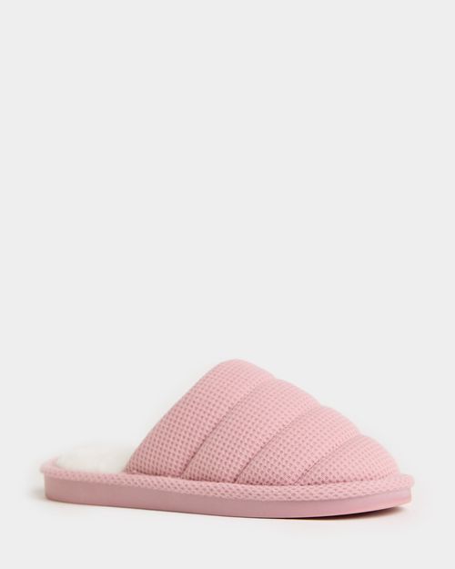 Honeycomb Mule Slippers