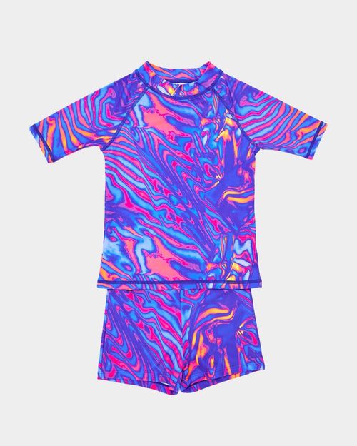 Two-Piece Rash Guard Set (3-14 Years)
