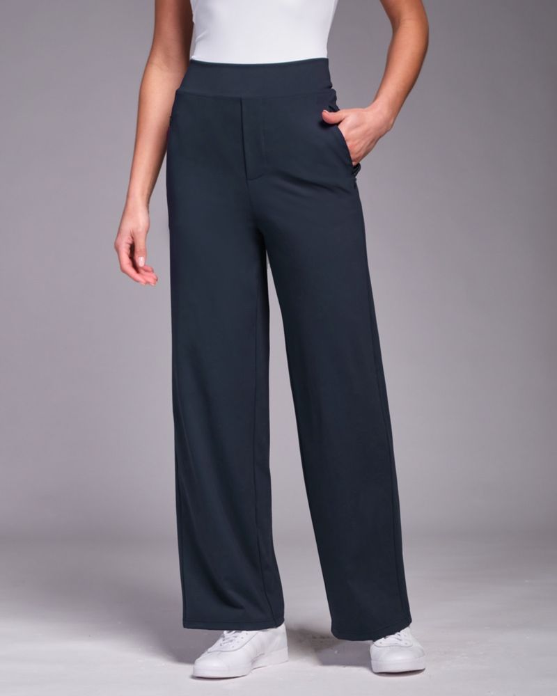 Powercut All-Day-Wear Wide Leg Trousers Outerspace Navy Powercut All-Day-Wear Wide Leg Trousers Outerspace Navy