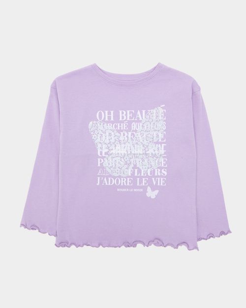 Print Long Sleeve Top (2-10 Years)