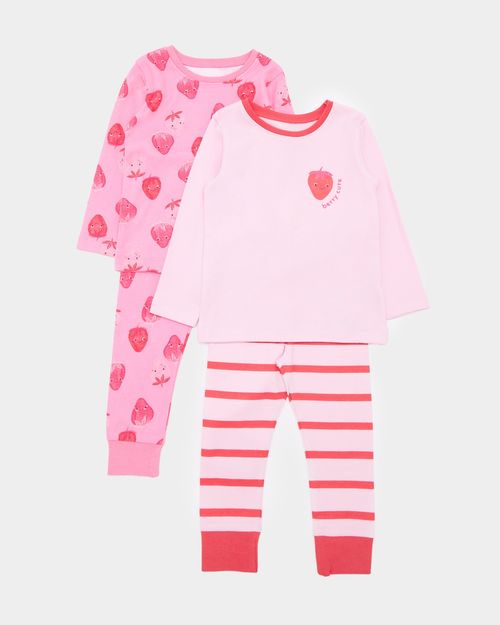 Baby Girls Pyjamas (6 Months-4 Years) - Pack Of 2