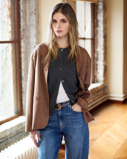 Gallery Suede Blazer