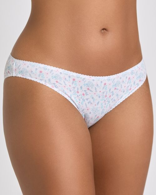 Print Cotton Rich Mini Briefs - Pack of 5
