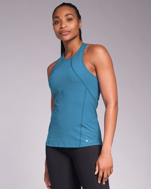 Powercut Sculpt Perform Training Vest Vintage Blue