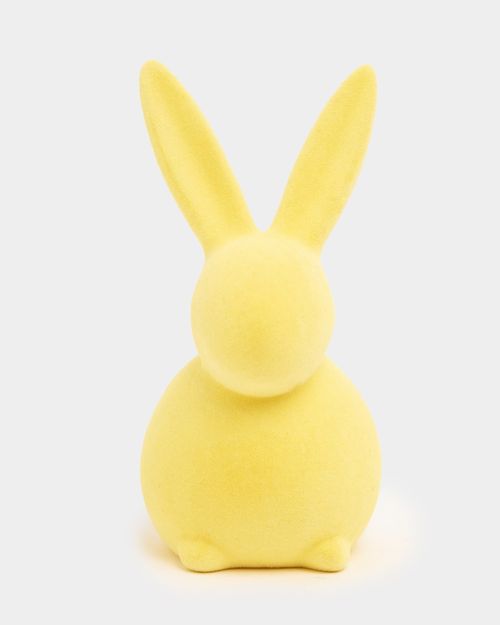 Small Flocked Bunny