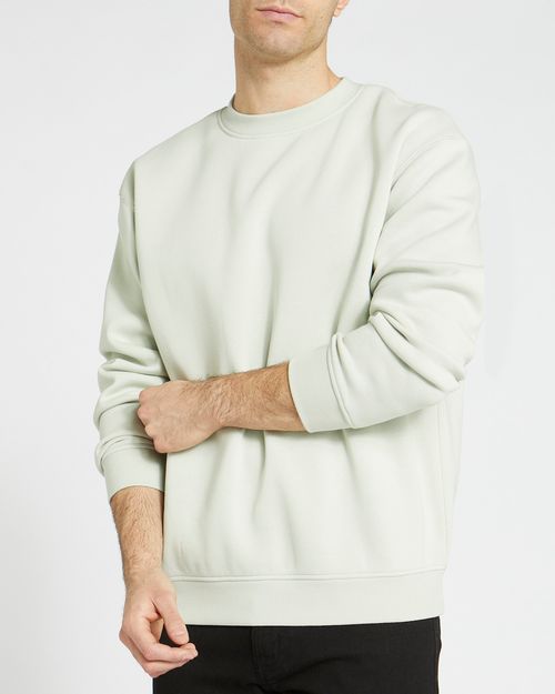 Relaxed Fit Crew Neck Sweatshirt