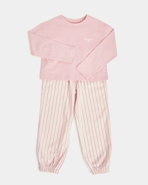 Woven Stripe Pyjama Set (3-14 Years)