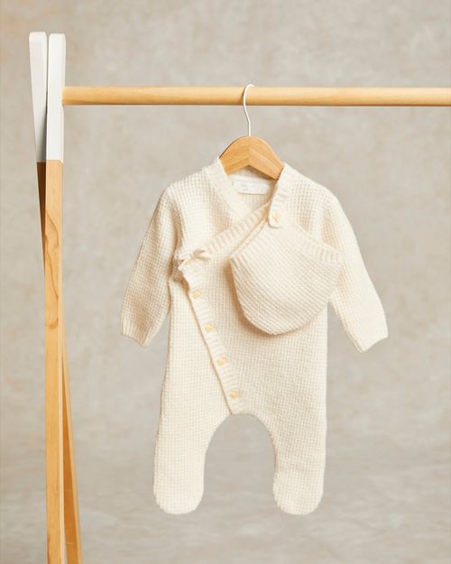 Leigh Tucker Willow Tilly Knit Romper And Hat (Newborn-6 Months)