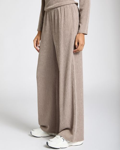 Crinkle Co-Ord Wide Leg Trousers