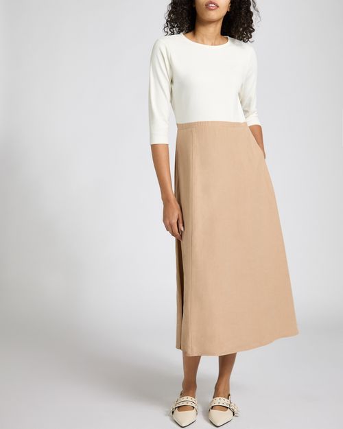 Hybrid Midi Dress