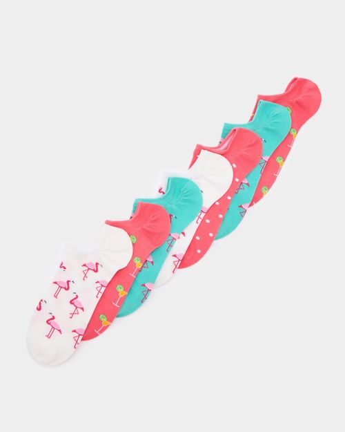 Low Rise Invisible Trainer Socks - Pack Of 7