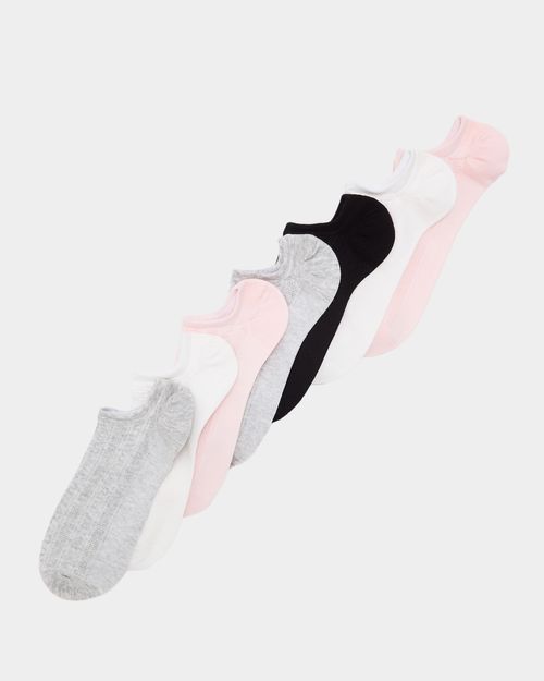 Low Rise Invisible Trainer Socks - Pack Of 7