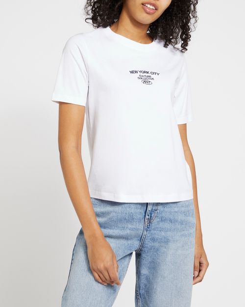 Embroidered Cotton T-Shirt
