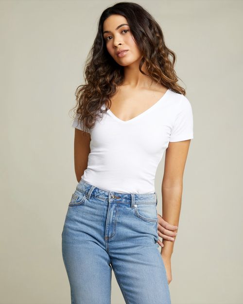 Stretch V-Neck T-Shirt