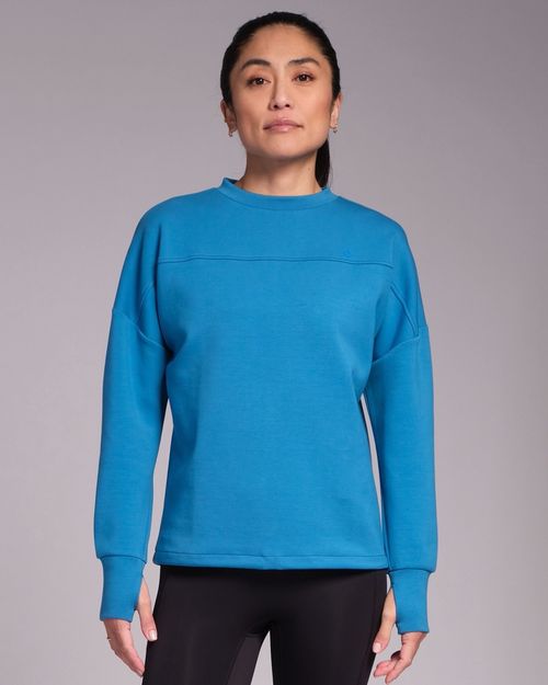 Powercut Studio Crew Sweatshirt Vintage Blue