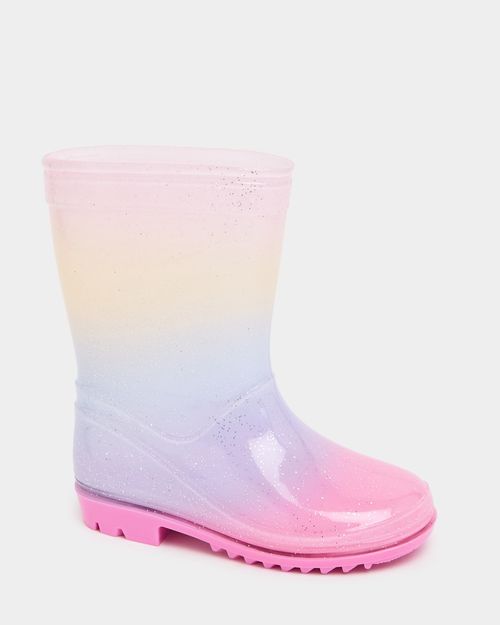 Girls' PVC Wellie (Size 4 Infant-2)