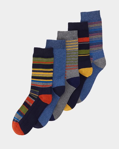 Cushion Sole Socks - Pack Of 5