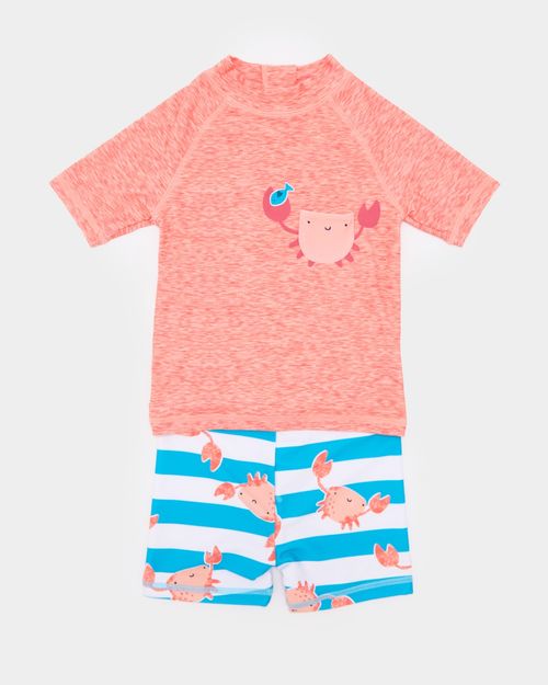 Crab Rashguard Set (9 Months-6 Years)