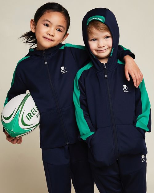 Rugby Tech Tracksuit Zip-Through Hoodie (4-14 Years)