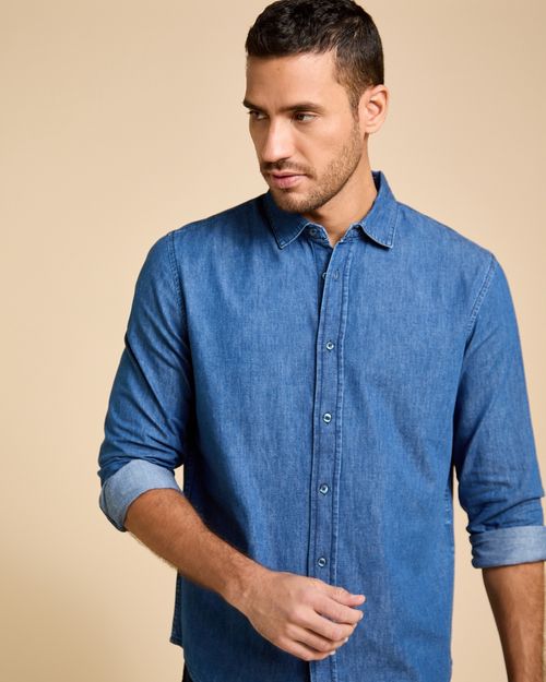 Paul Costelloe Living Men Denim Shirt