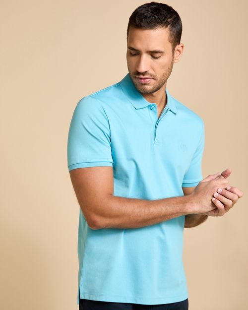 Paul Costelloe Living Mercerised Pima Cotton Polo Shirt