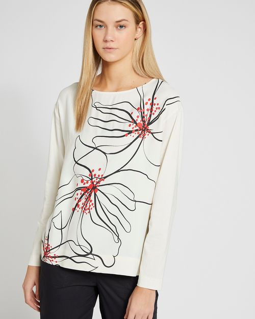 Carolyn Donnelly The Edit Placement Print Top