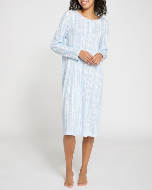 Long Sleeve Pointelle Nightdress