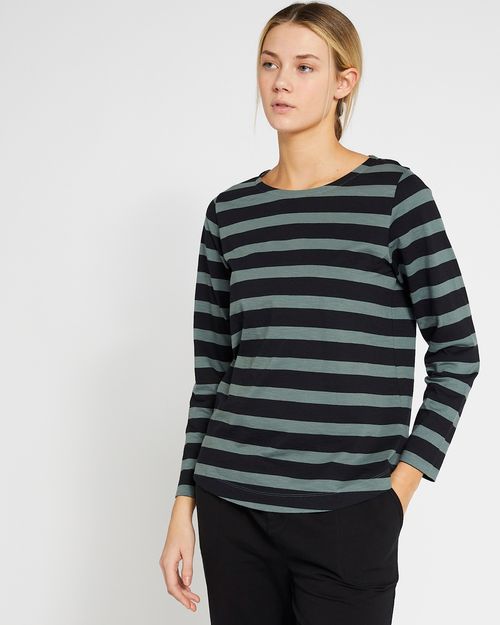 Carolyn Donnelly The Edit Stripe Slub Top