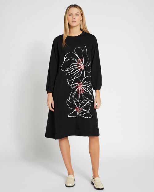 Carolyn Donnelly The Edit Placement Print Dress