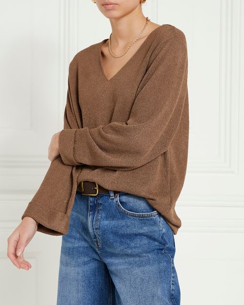 Gallery Cut & Sew V-Neck Top
