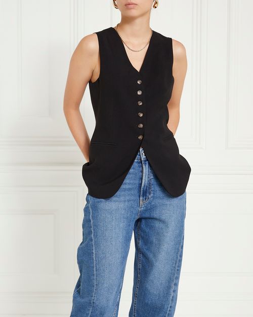 Gallery Stella Button Waistcoat