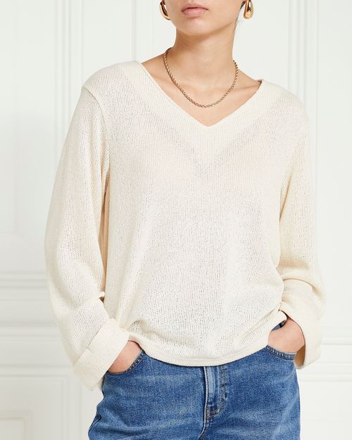 Gallery Cut & Sew V-Neck Top