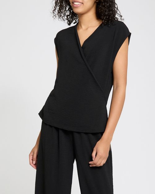 V-Neck Co-Ord Woven Top