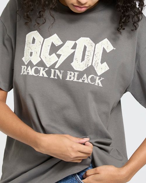 AD/DC Print T-Shirt