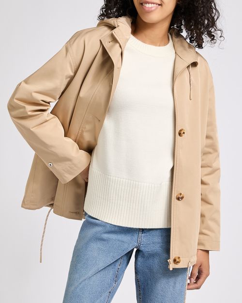 Short Rain Parka Jacket