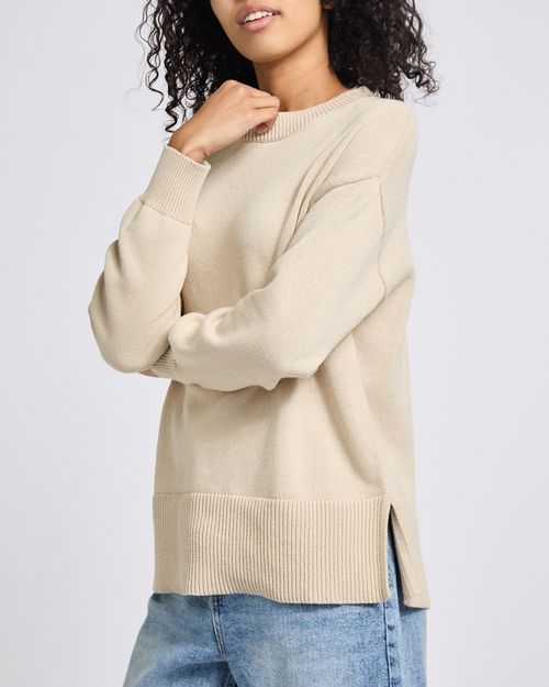 Cotton Crew Neck Jumper