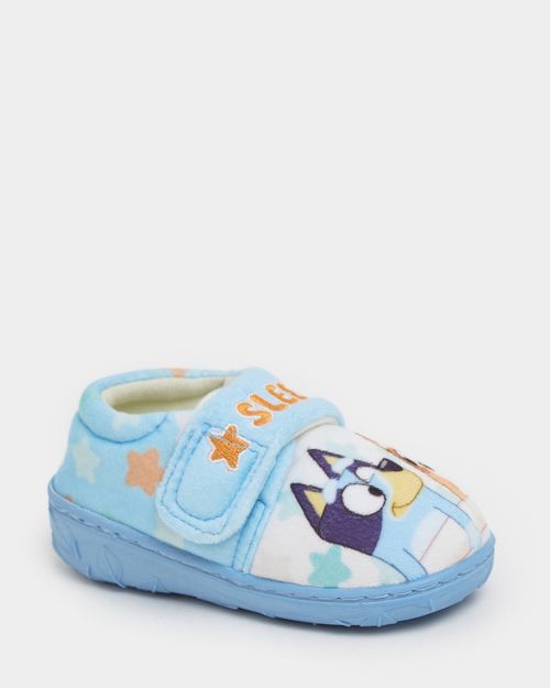 Baby Blue Bluey Slippers (Size 5 Infant-10)
