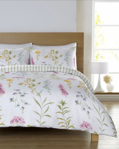 Leafy Floral 100% Cotton Duvet Set