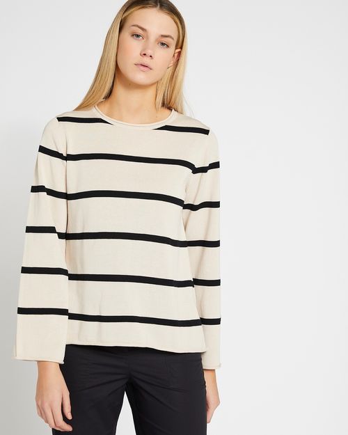 Carolyn Donnelly The Edit Cotton Stripe Jumper