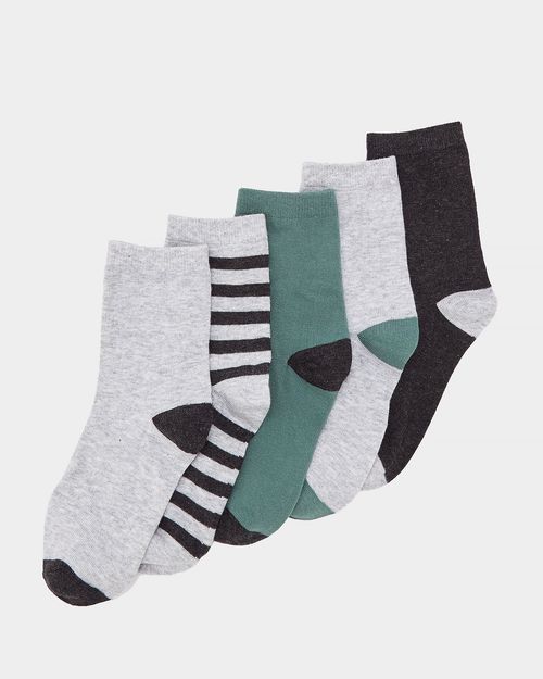 Boys Crew Socks - Pack Of 5