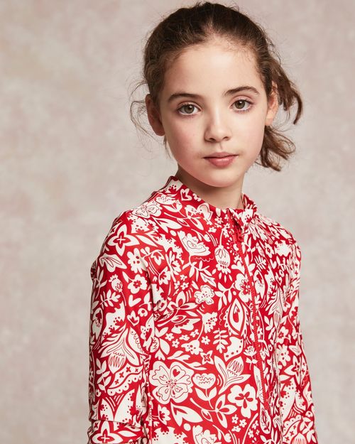 Leigh Tucker Willow Long Sleeve Swimsuit (3-14 Years)