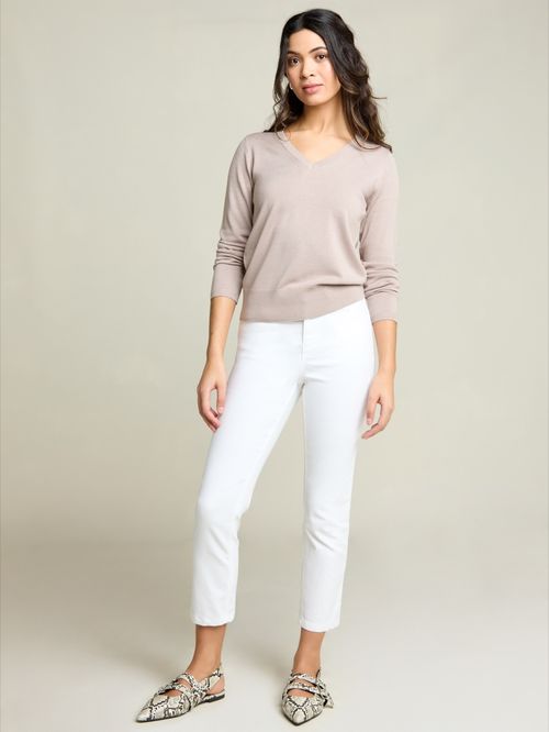High Rise Skinny Crop Jeans