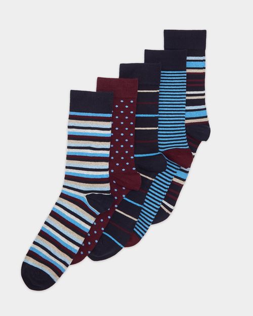 Soft Touch Bamboo Socks - Pack Of 5
