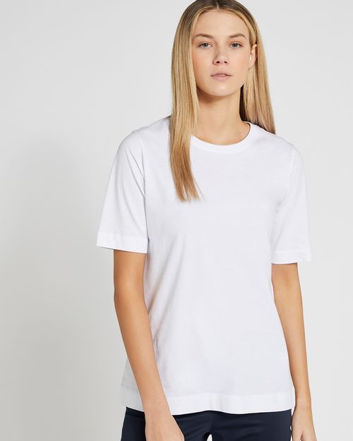 Carolyn Donnelly The Edit White Cotton T-Shirt